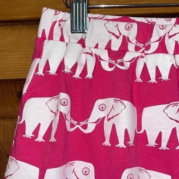Future First Lady Pink & White Elephant mini skirt Sz. S - Picture 3 of 10